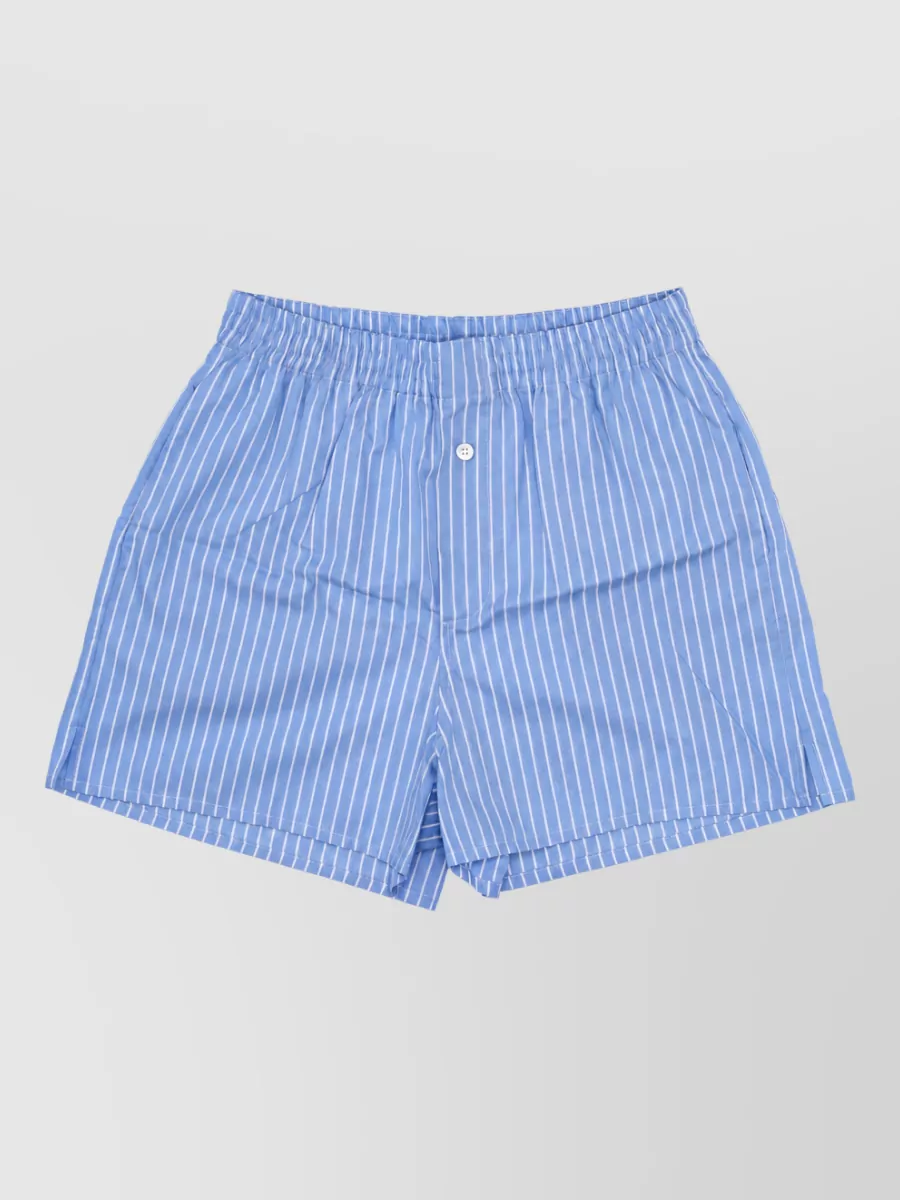 La Rose cotton buttoned shorts