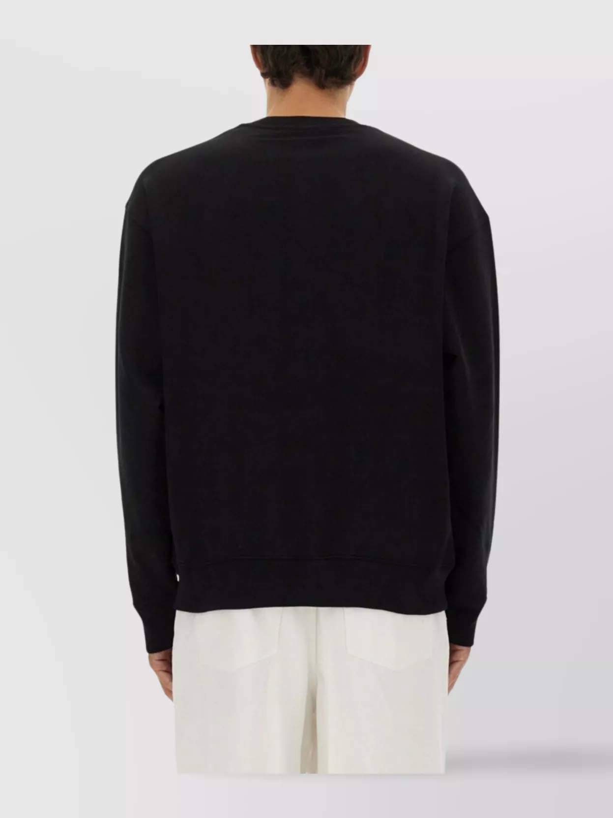 Moschino Crew Neck Graphic Print Sweater