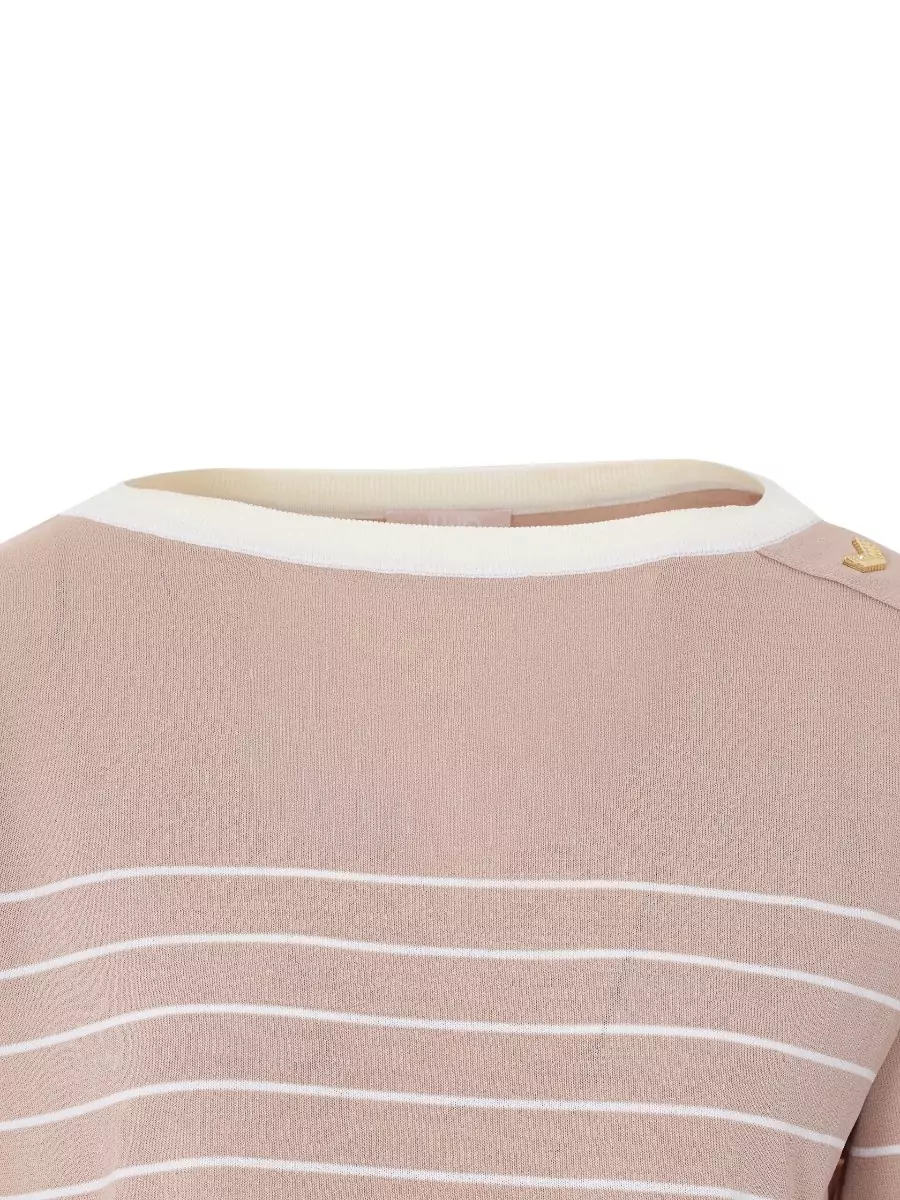 Liu Jo Striped Long-Sleeve T-Shirt