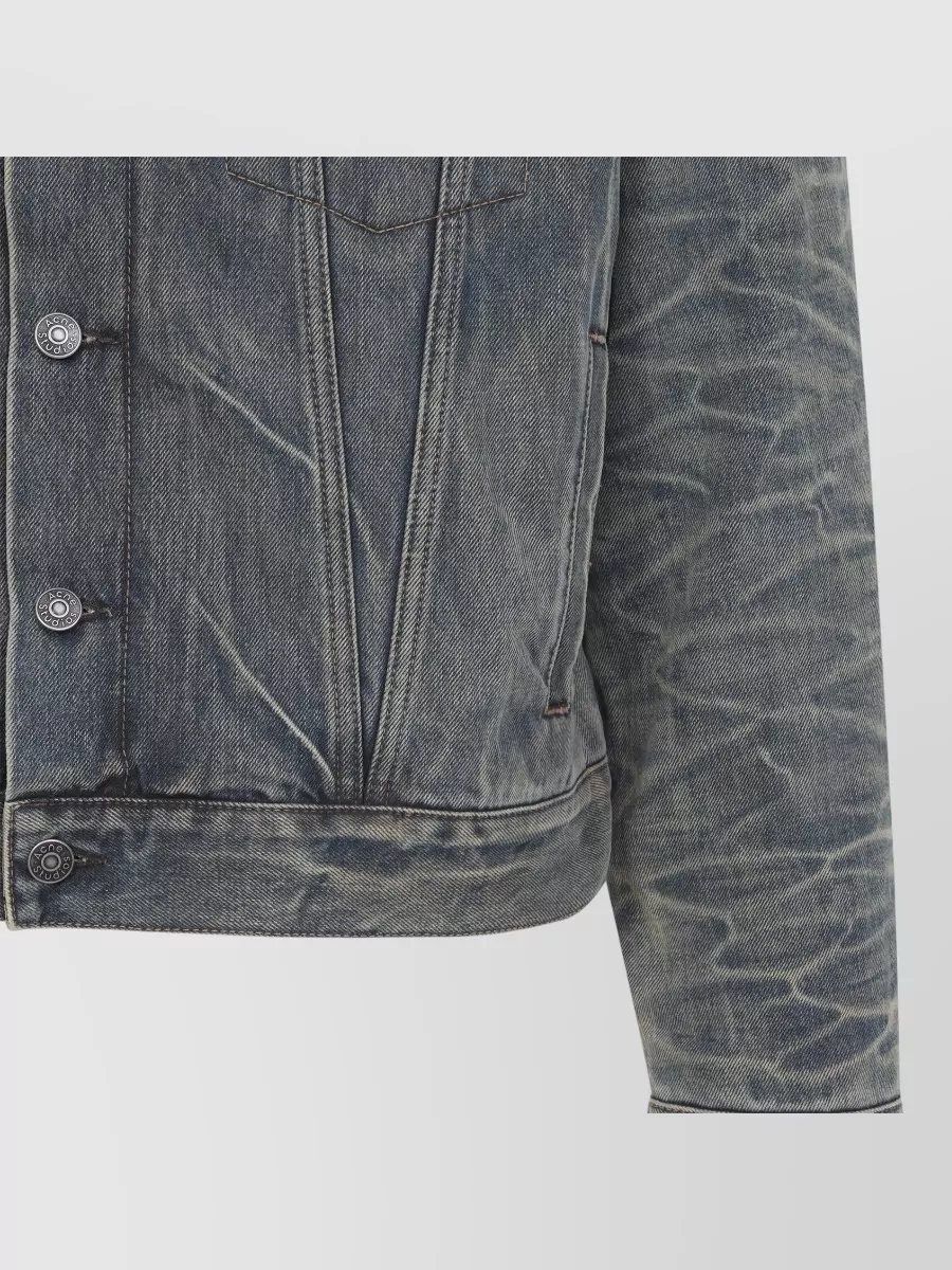Acne Studios Denim Single Breasted Coat