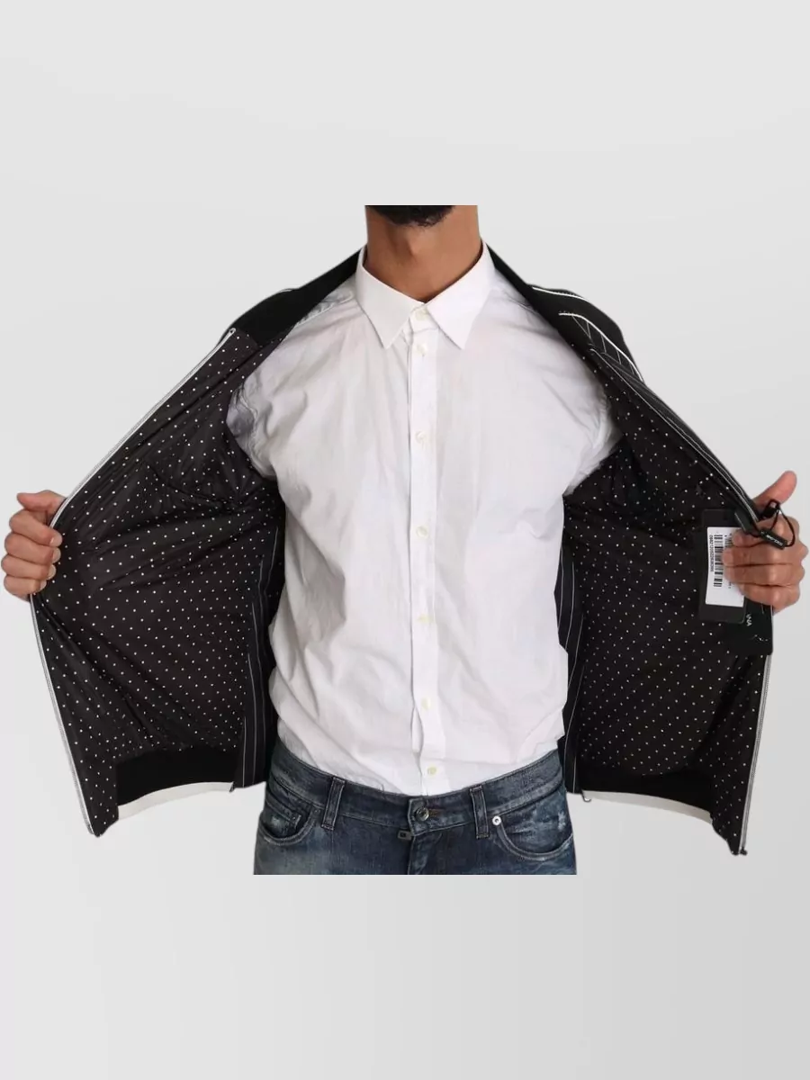 Dolce&Gabbana Sequined Beaded Single Breasted Coat