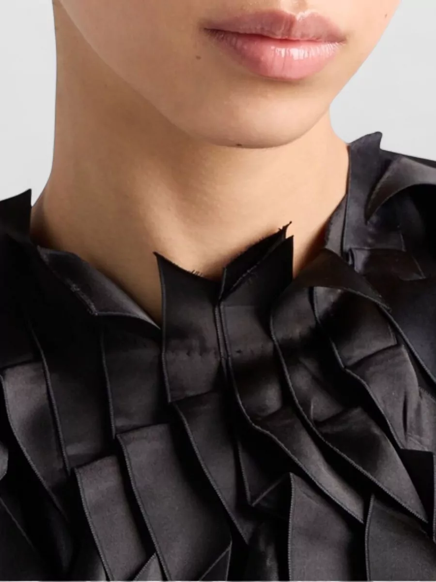 Prada Sleeveless Knee Length Dress Round Neckline