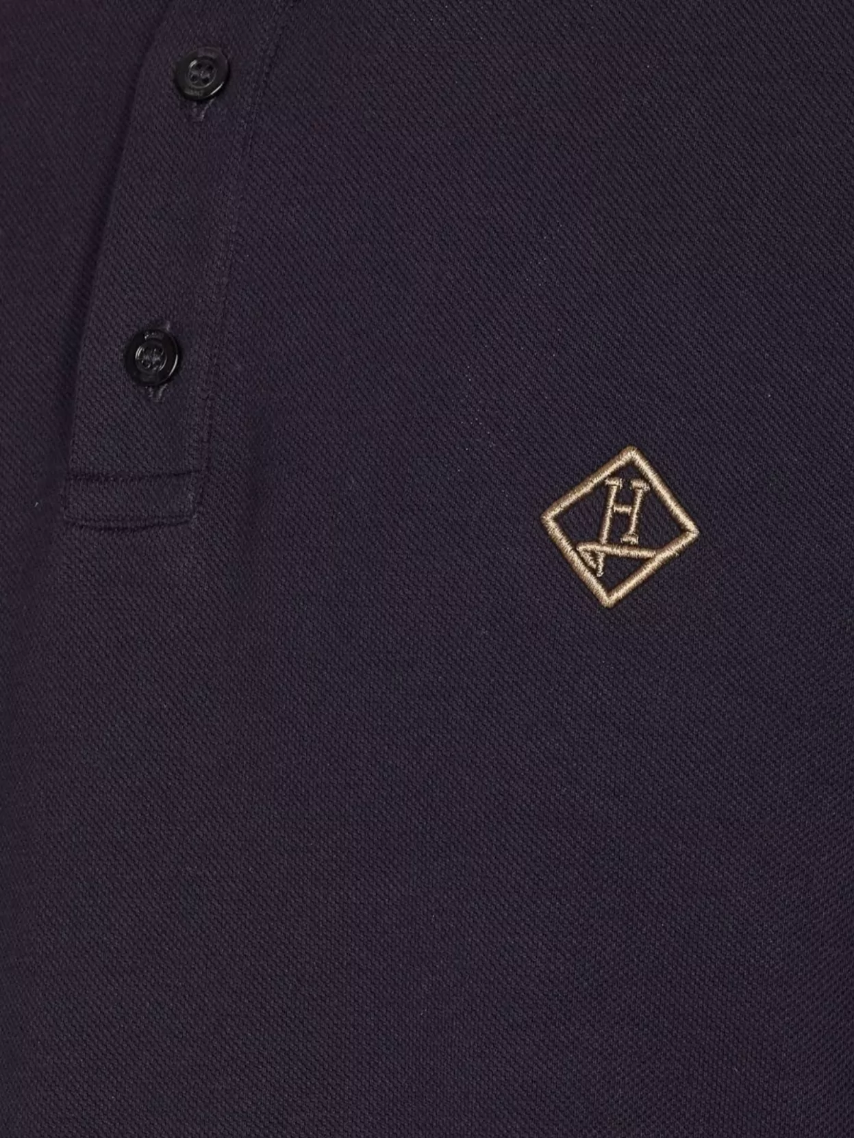 Herno Polo Shirt With Short Sleeves And Ribbed Collar