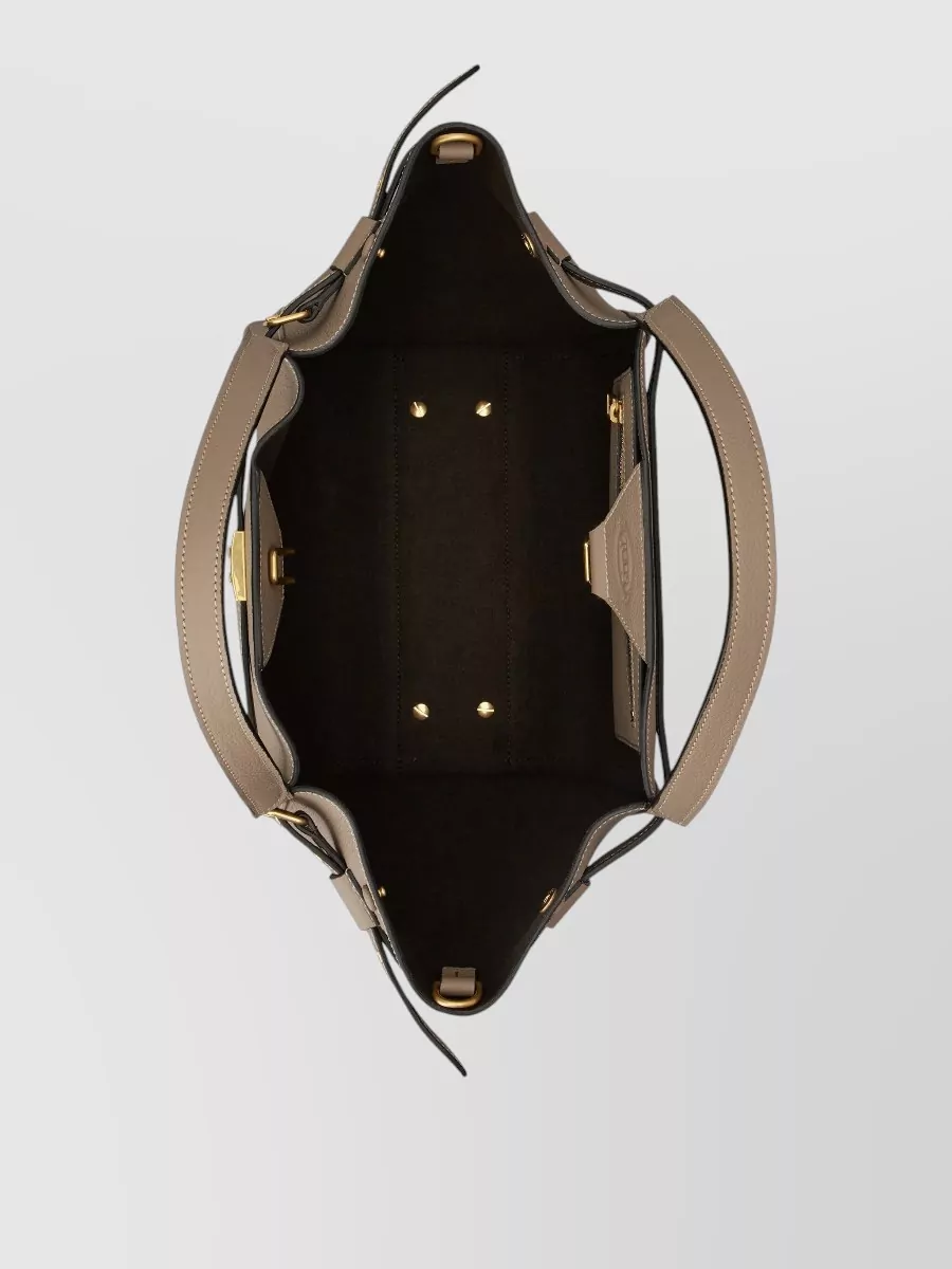 Tod's Shoulder Bag Adjustable Strap Top Handles