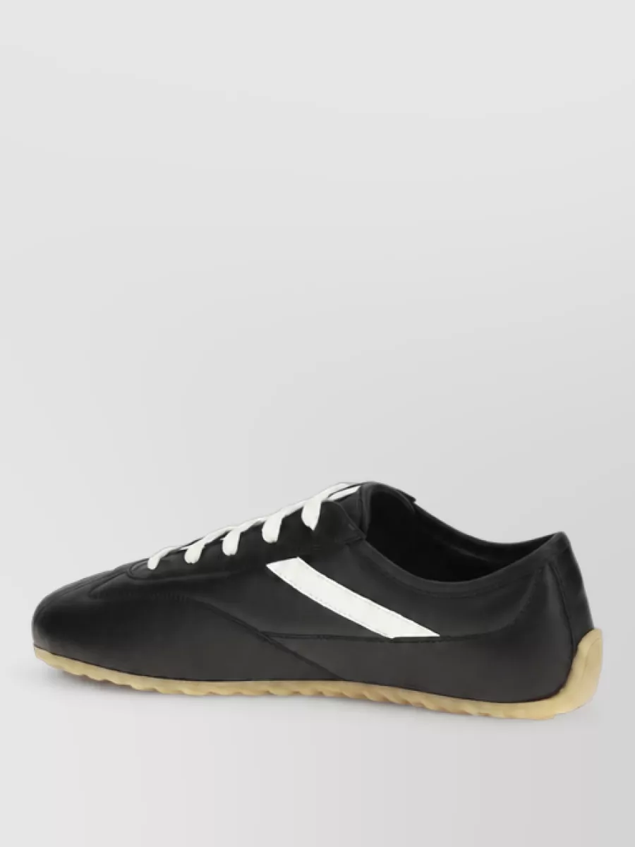Alexander Mcqueen Calf Leather Low Top Sneakers