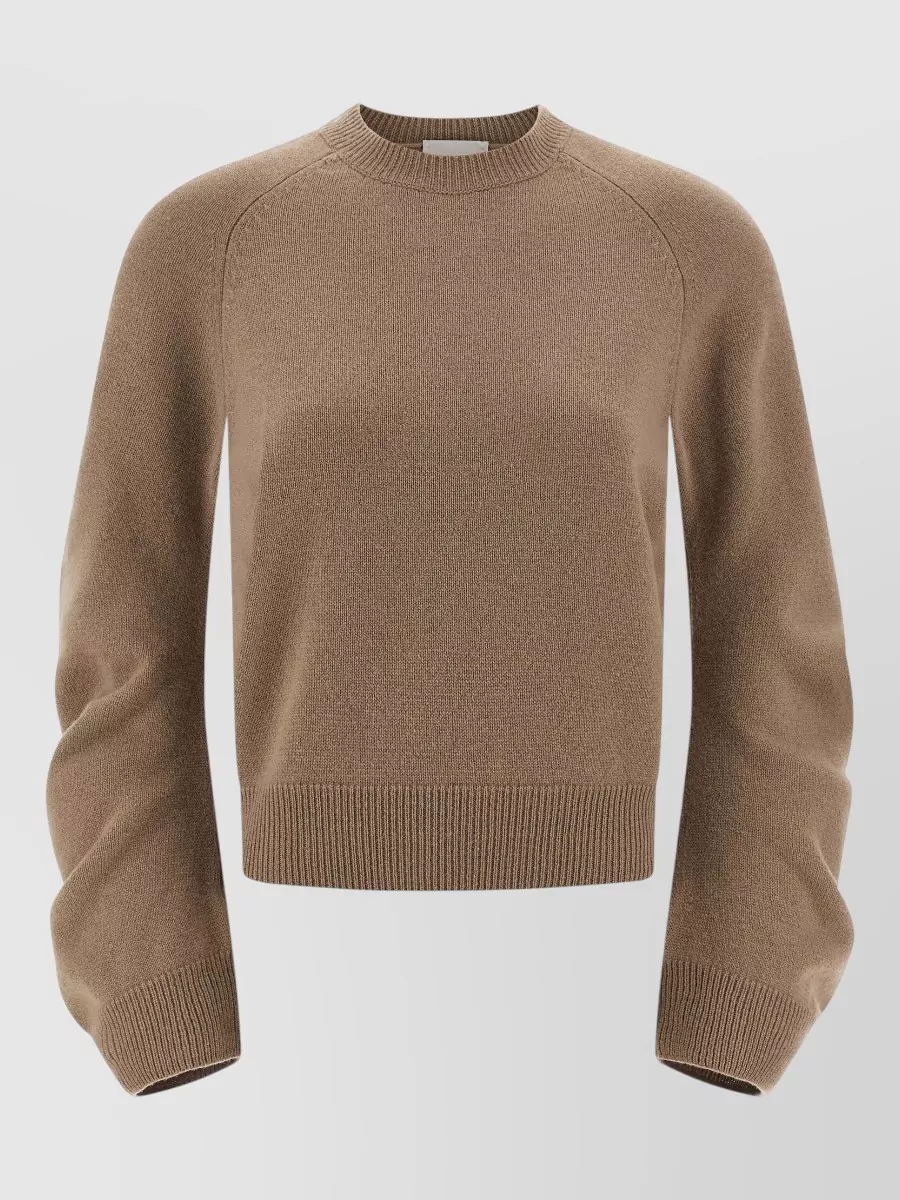 Nude Virgin wool crewneck jumper