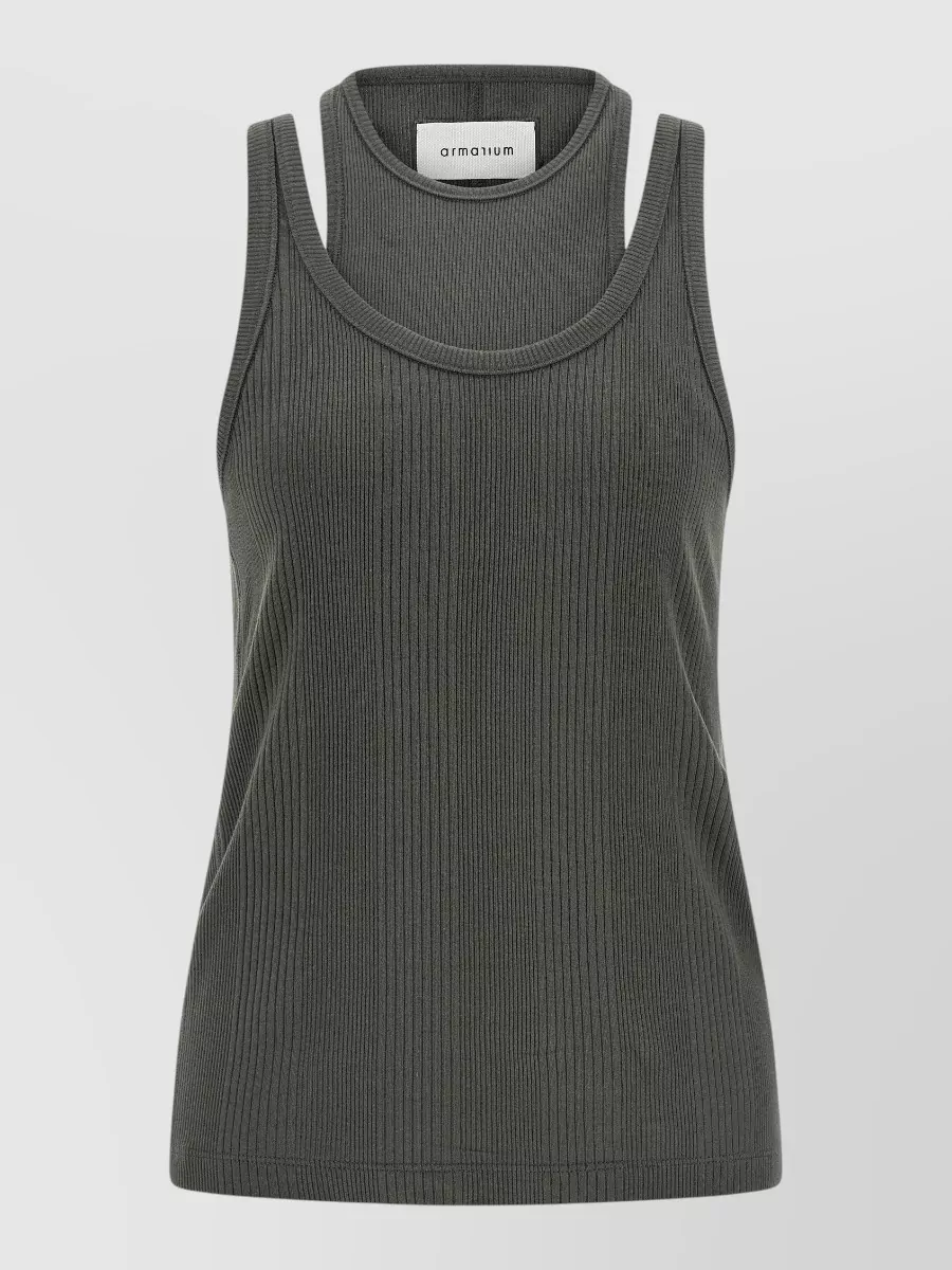 Armarium Ribbed Cotton Sleeveless Tank Top Set
