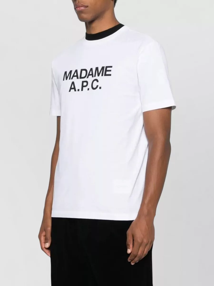 A.p.c. Graphic Crew Neck Short Sleeve T-Shirt