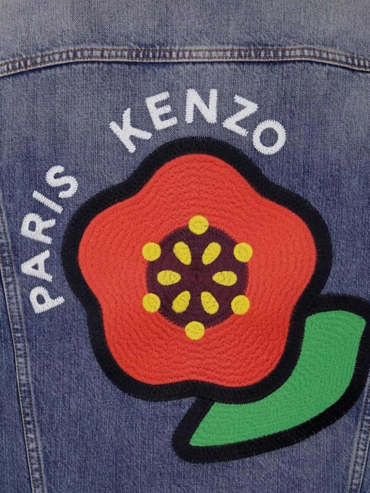 Kenzo Embroidered Detail Blazer Chest Pockets