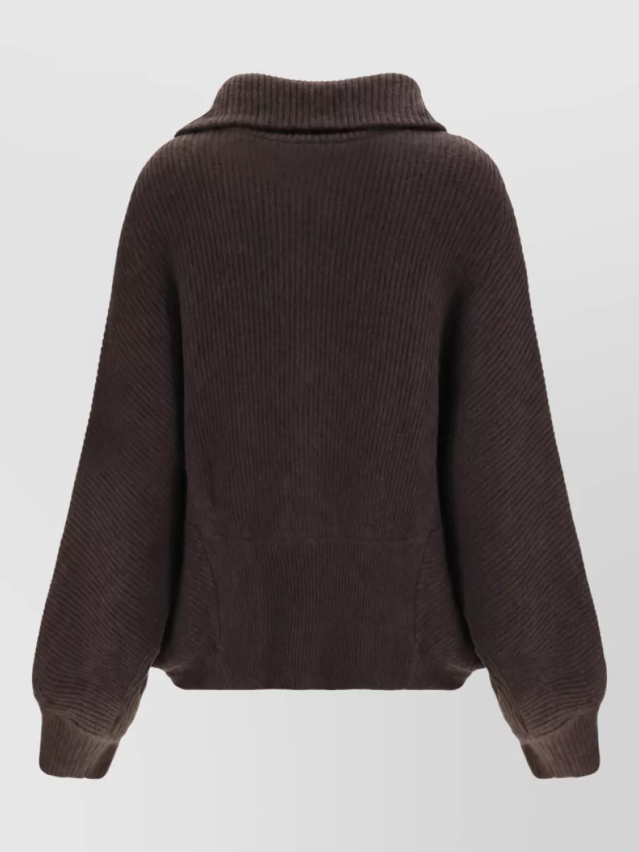Brunello Cucinelli Cashmere High Neck Cardigan