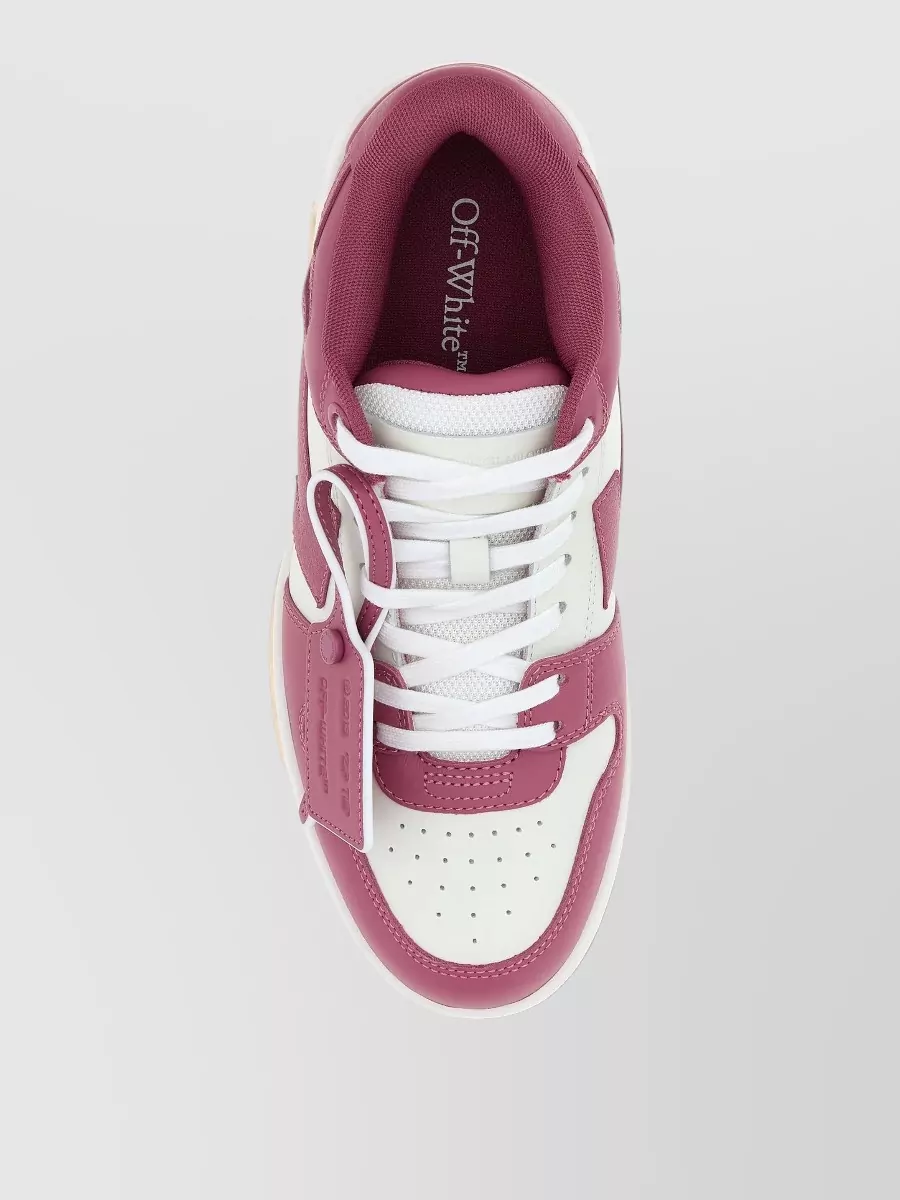 Off-White Leather Out Of Office Low-Top Sneakers