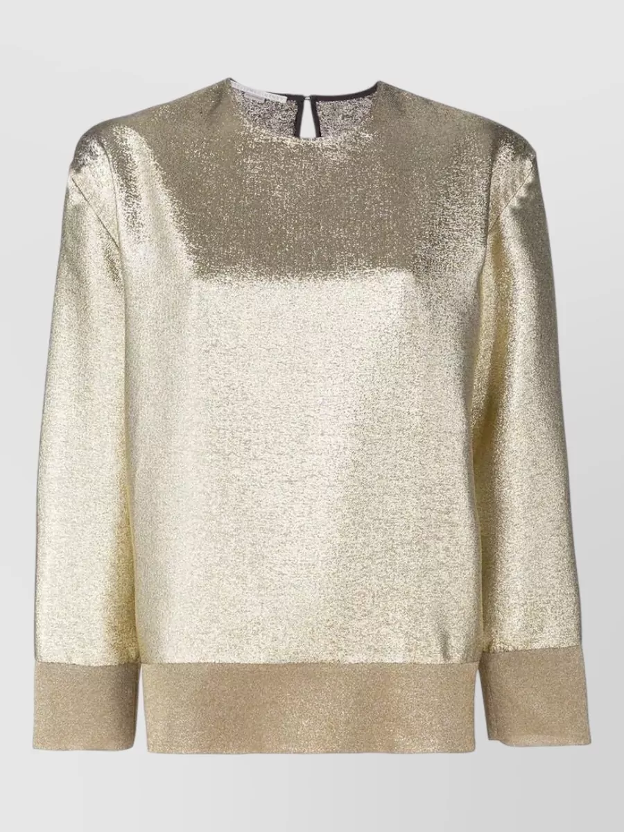 Stella Mccartney metallic sweatshirt
