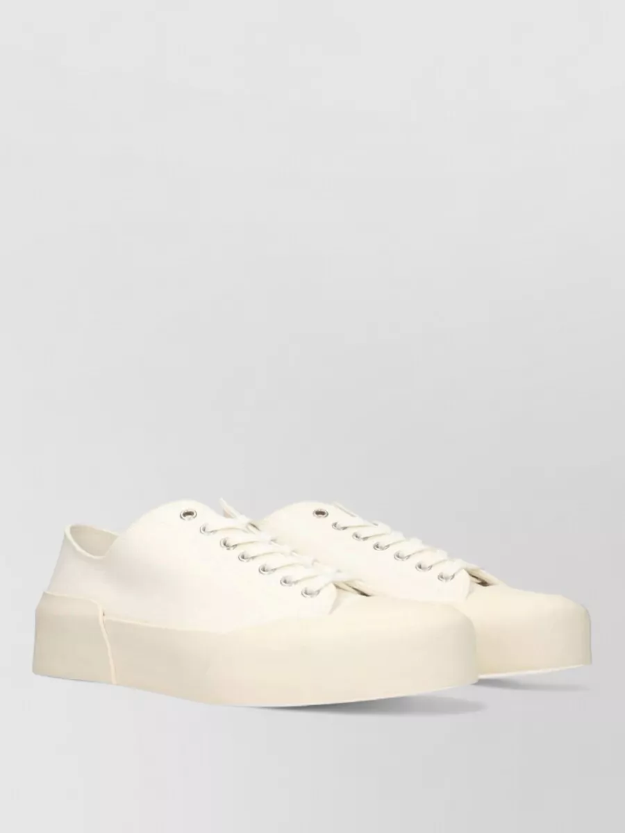 Jil Sander Fabric Low-Top Sneakers