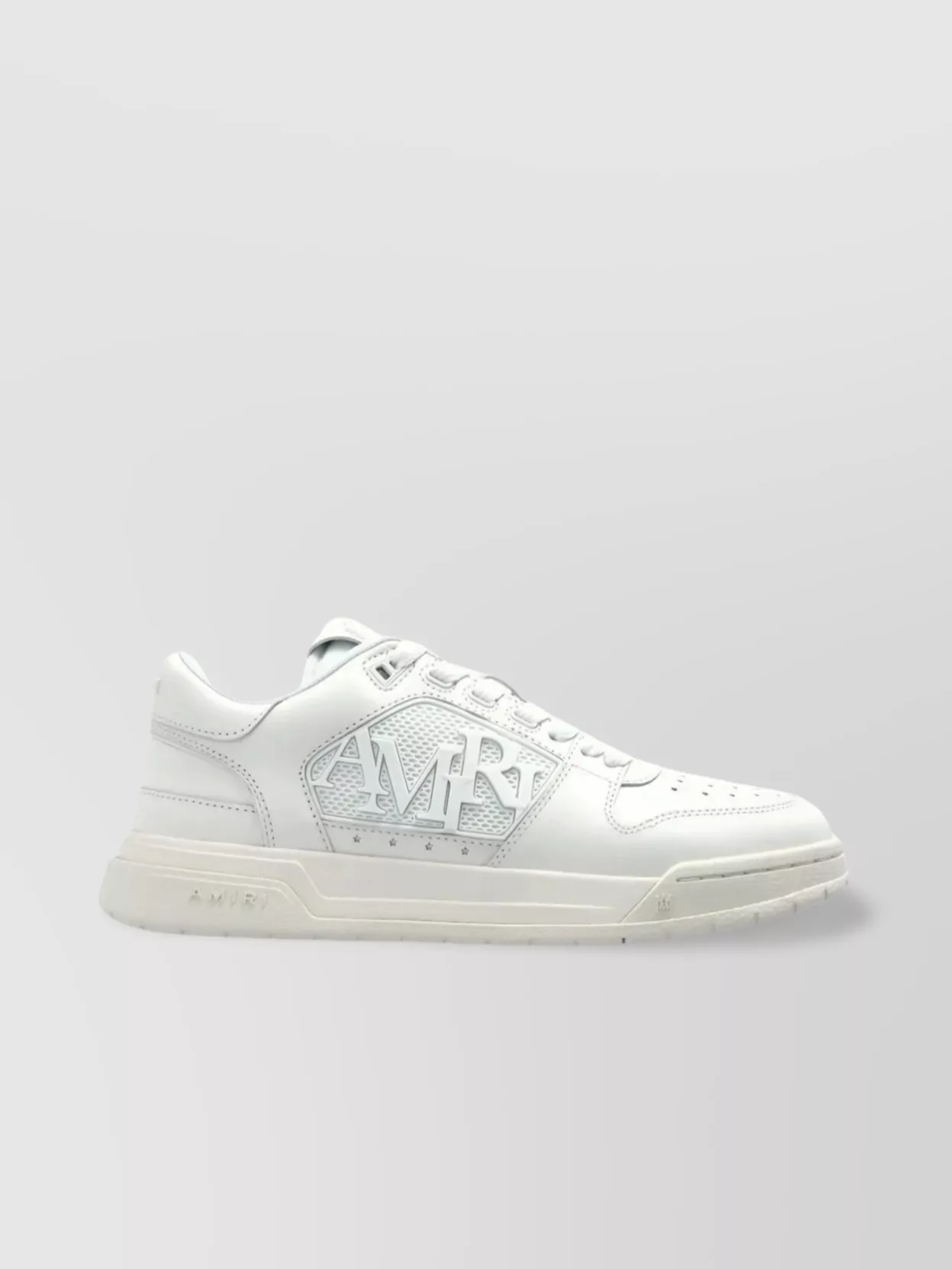 Amiri Low Top Sneakers Featuring Perforated Detailing