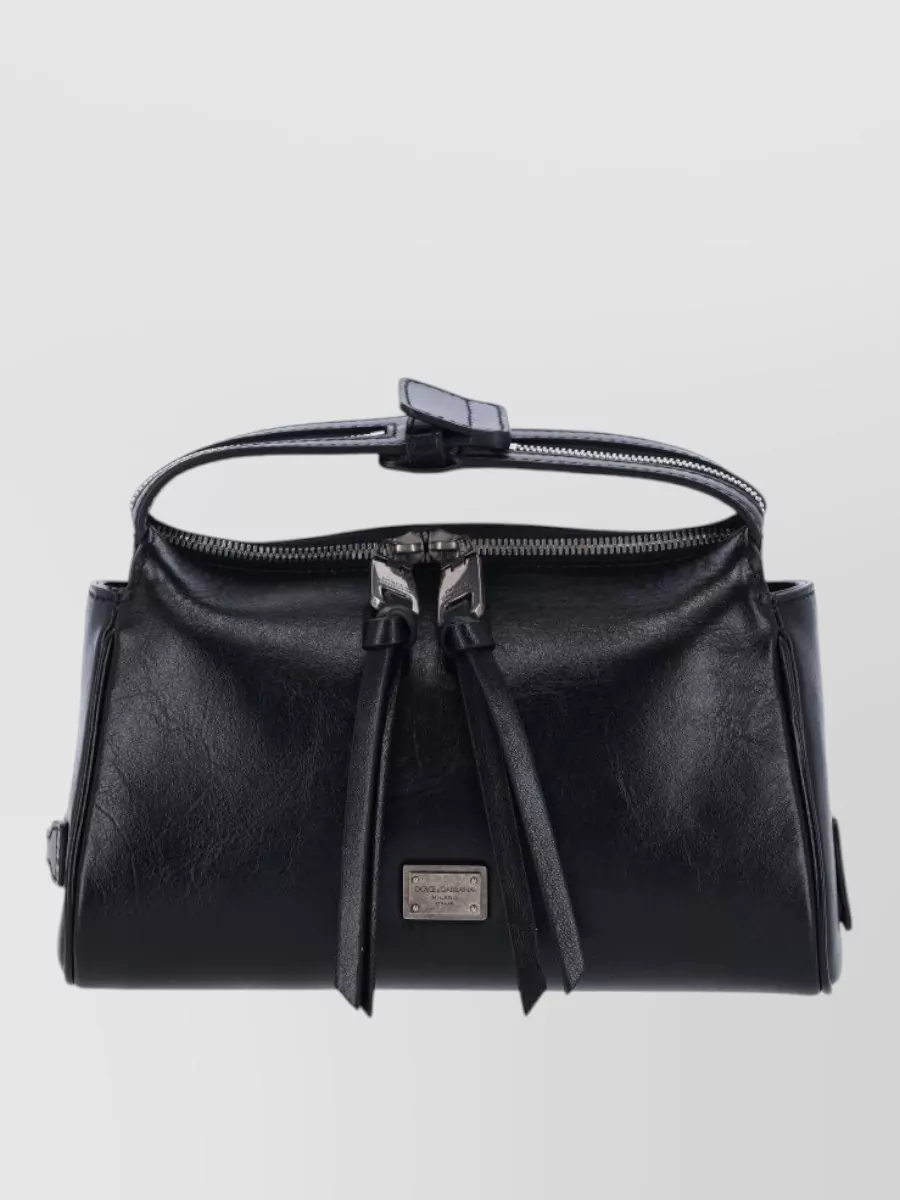 Dolce&Gabbana Shoulder Bag Adjustable Strap Top Handle Tassel