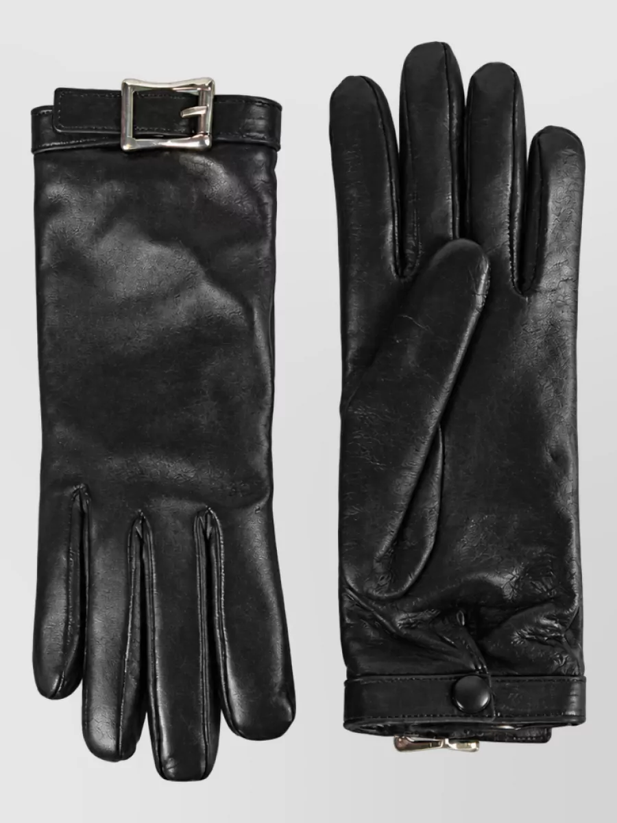Ann Demeulemeester leather gloves