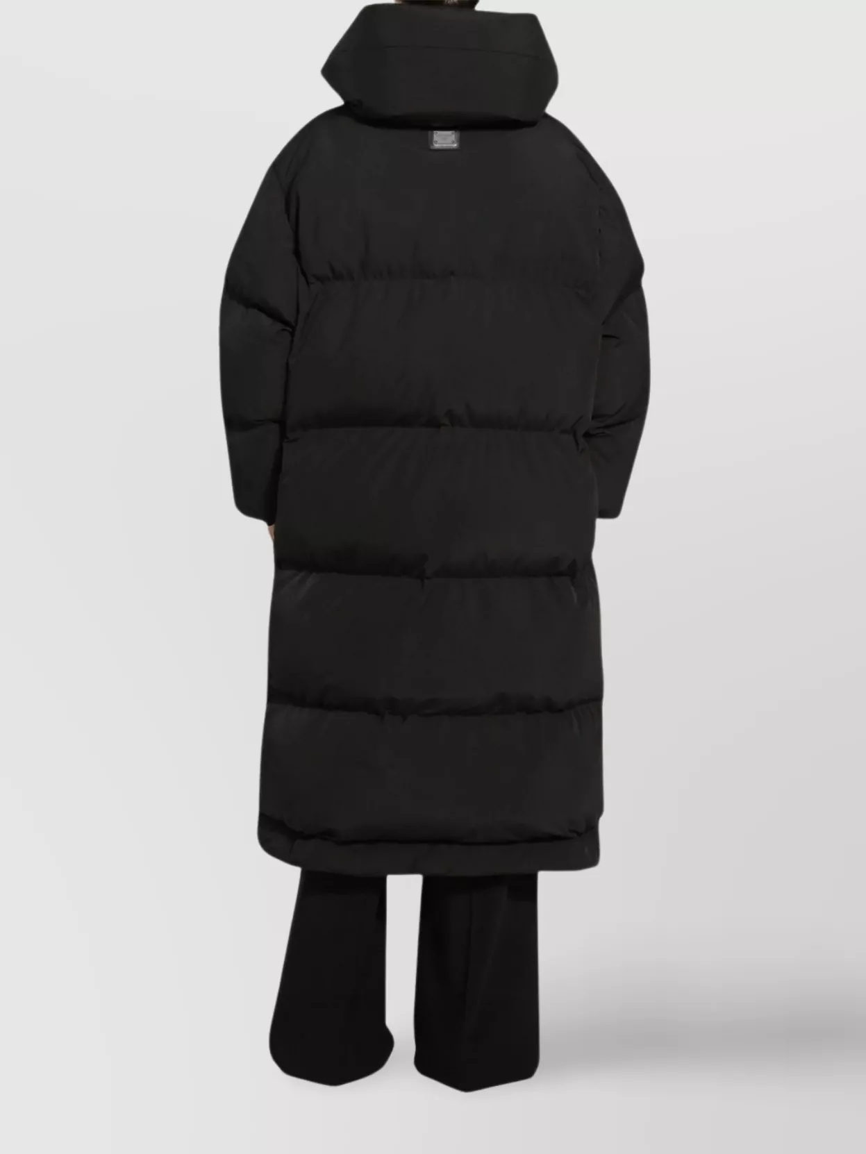 Dolce & Gabbana Wool Blend Straight-leg Trousers In Black
