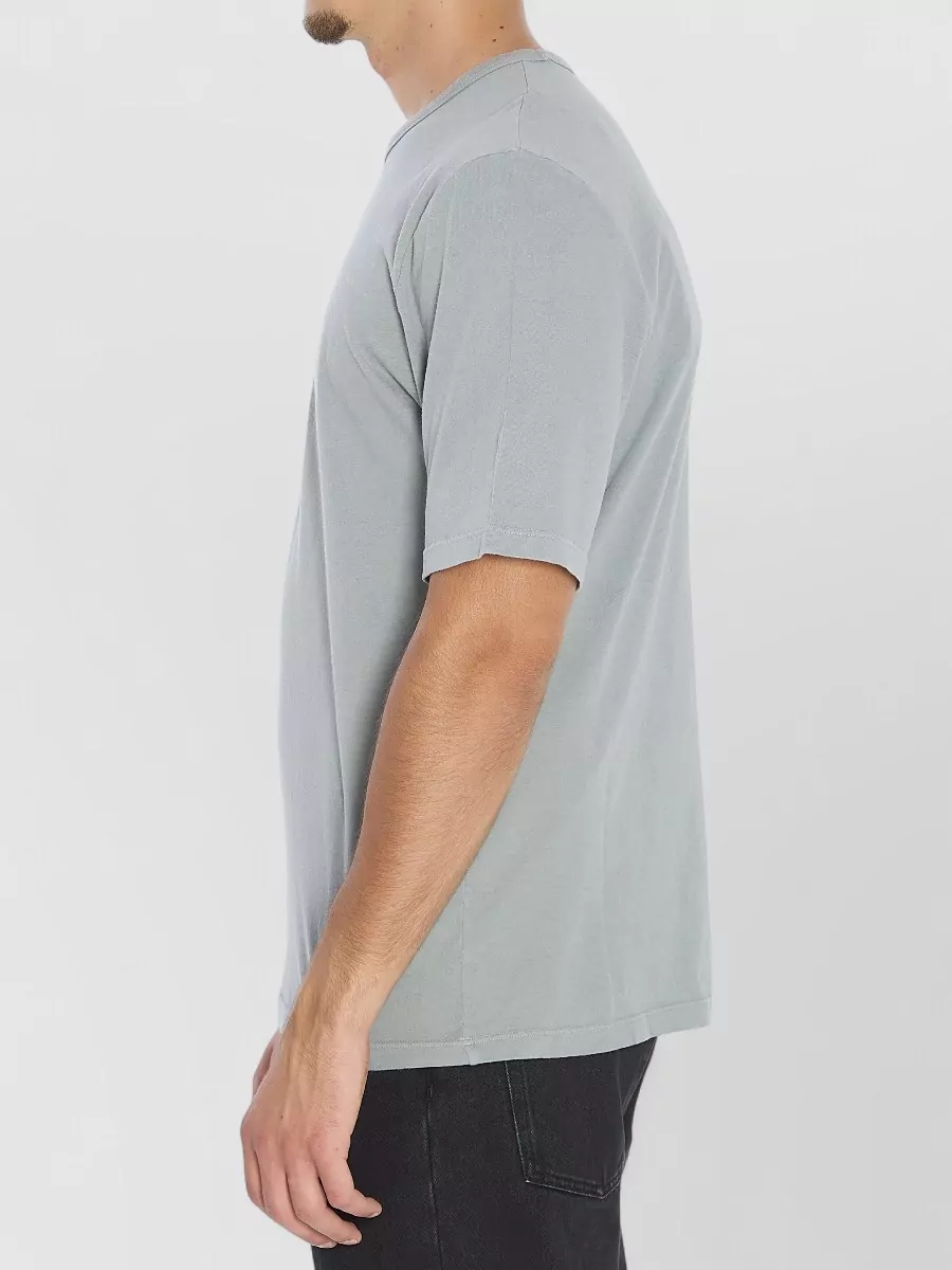 Saint Laurent Cotton Crew Neck T Shirt Regular Fit