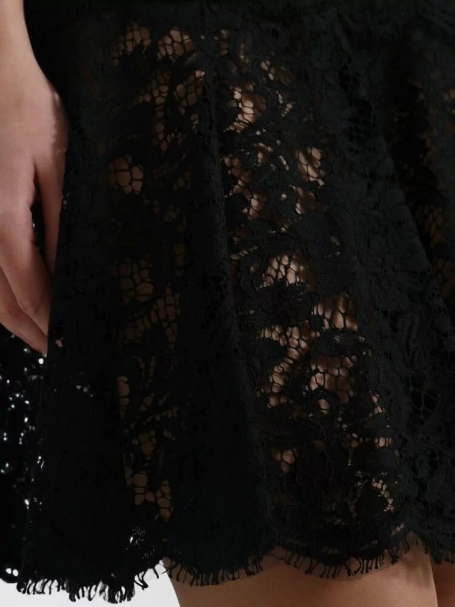 Dolce&Gabbana Floral Lace Mini Dress