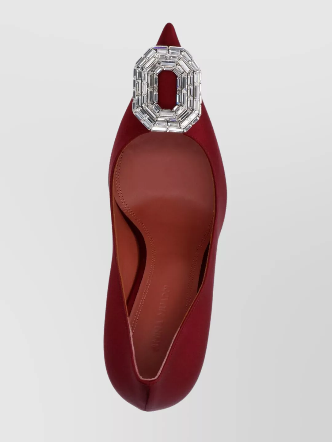 Amina Muaddi Embellished Pointed Toe Pumps