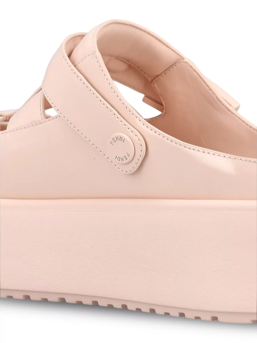Fendi Patent Leather Clogs
