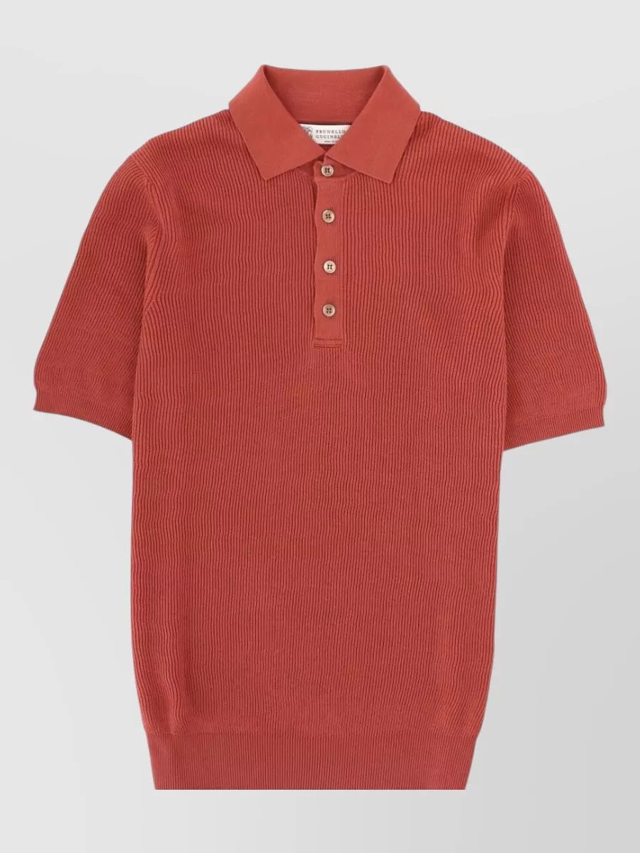 Brunello Cucinelli cotton short-sleeve polo shirt