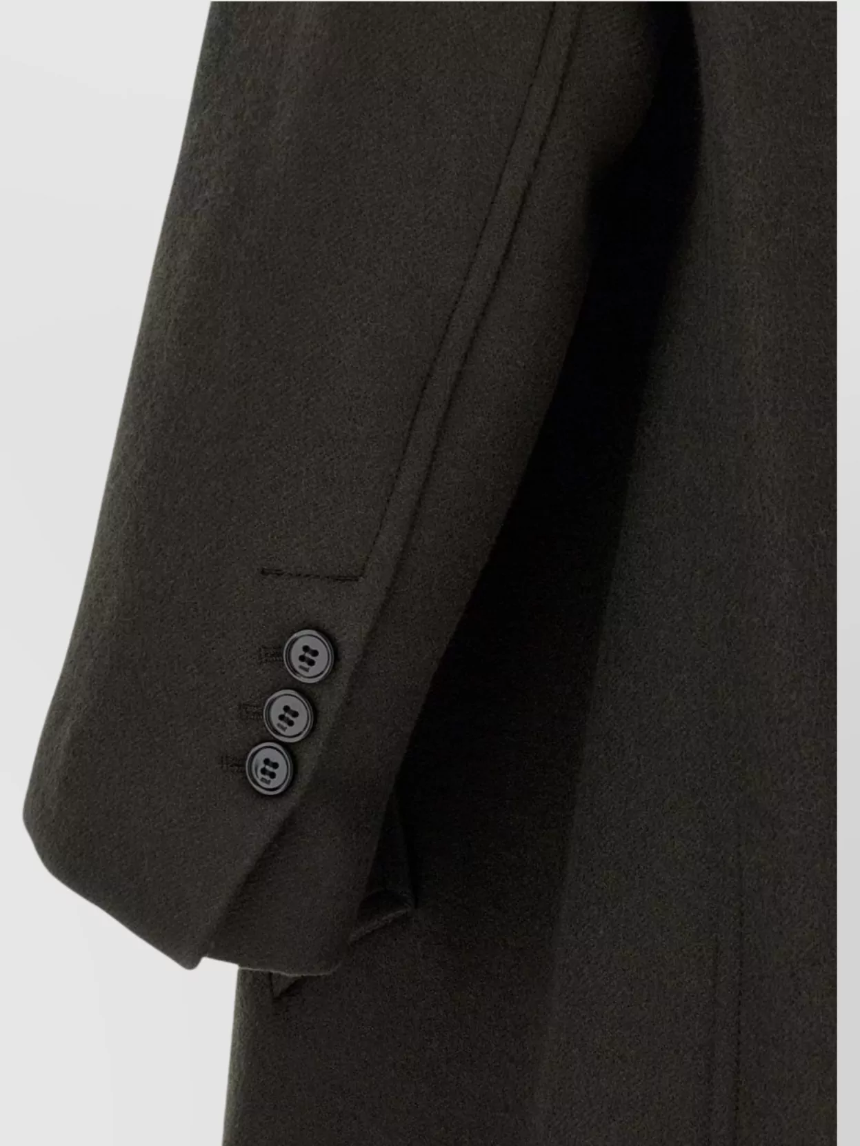Ami Paris Double-Breasted Coat Featuring Notched Lapels