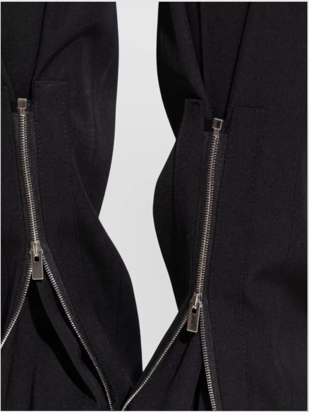 Jacquemus Mirada Trousers Zipper Accents