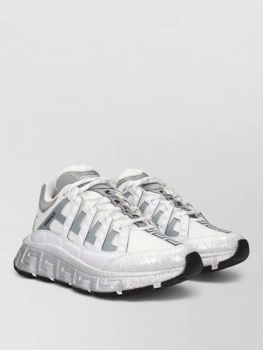 Versace fabric low-top sneakers