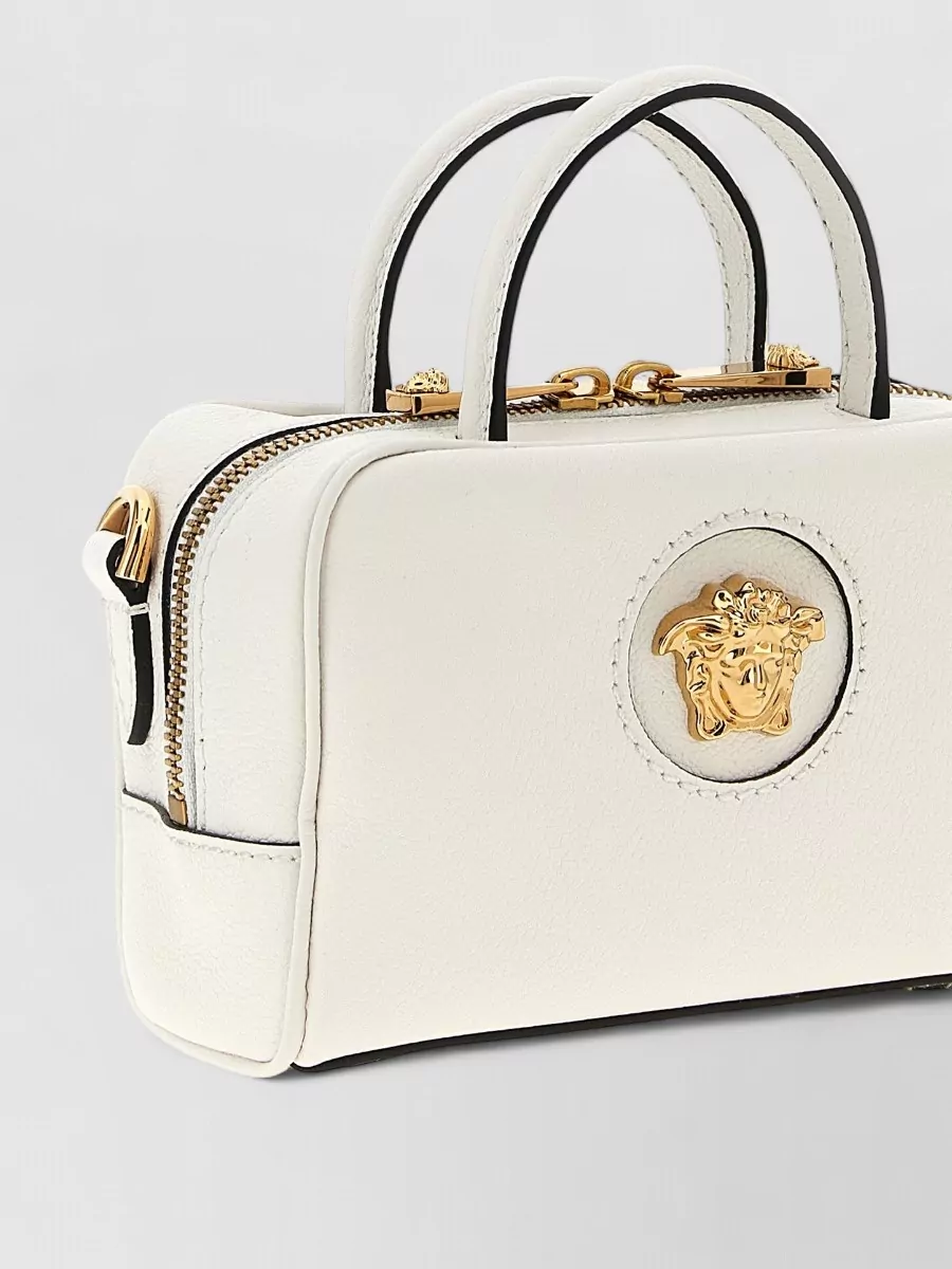 Versace Medusa Crossbody Bag Detachable Strap Top Handle
