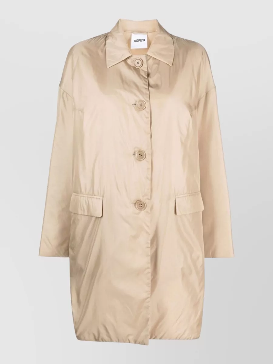 ASPESI CASUAL LONG SLEEVE NOTCHED COLLAR JACKET
