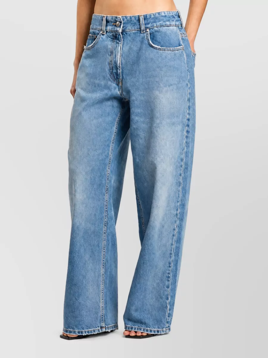 Palm Angels Straight-Leg Jeans