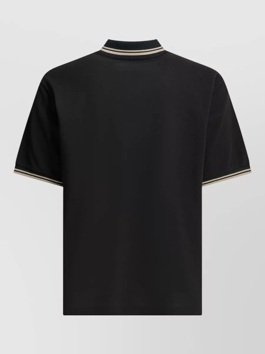 Needles Shawl Collar Polo Shirt