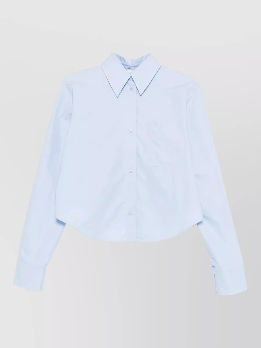 Sportmax cotton cropped shirt