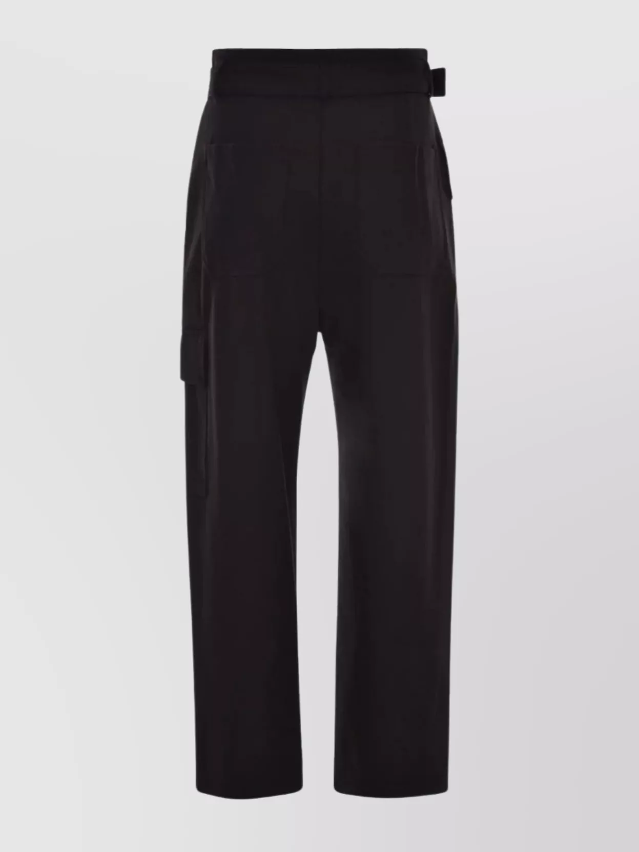 Pinko Waist Belted Cargo Pockets Cropped Trousers