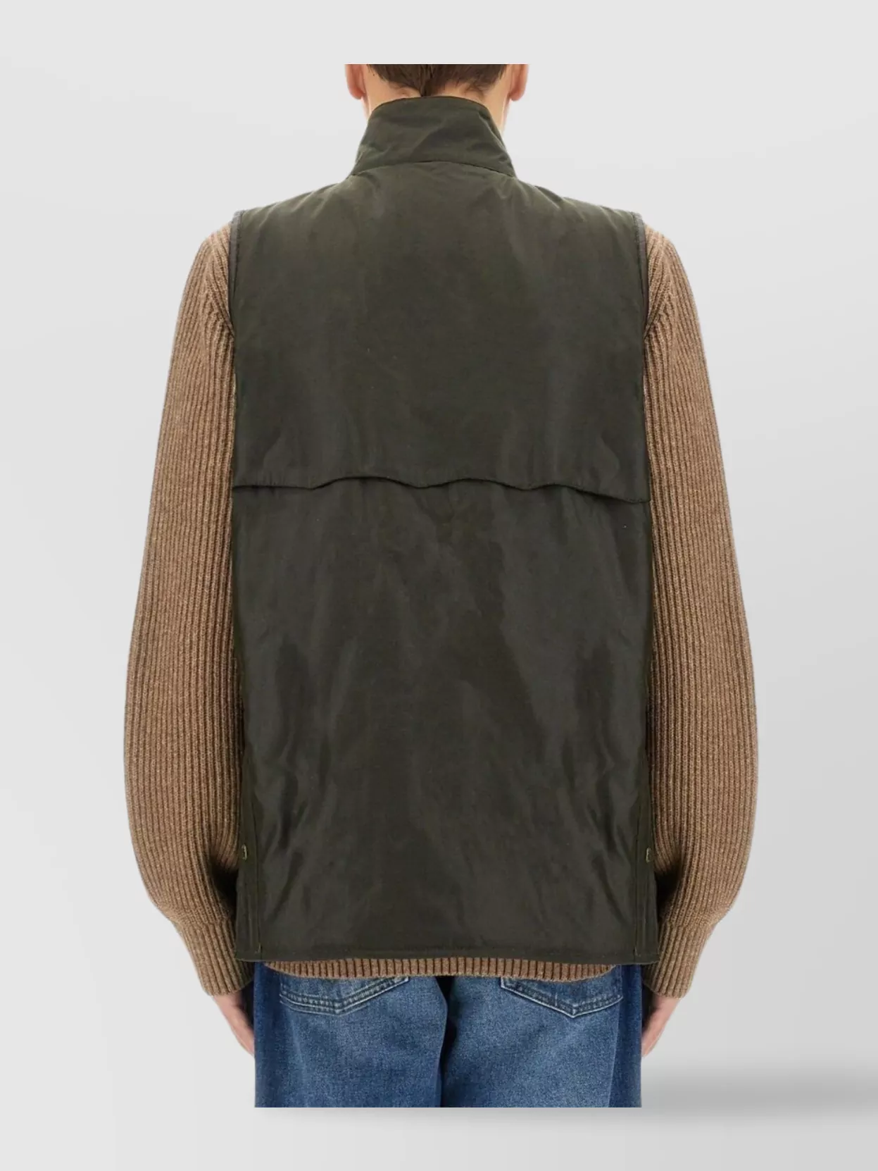 BARBOUR LOGO SLEEVELESS VESTS POCKETS