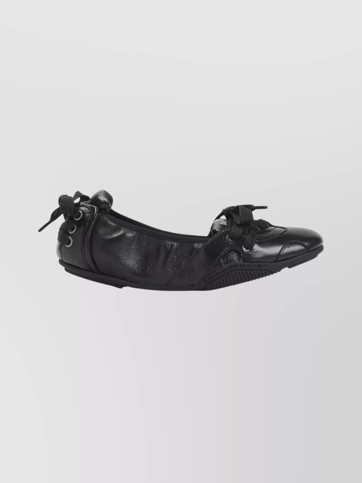 Acne Studios Ballerina Shoes With Round Toe And Bow