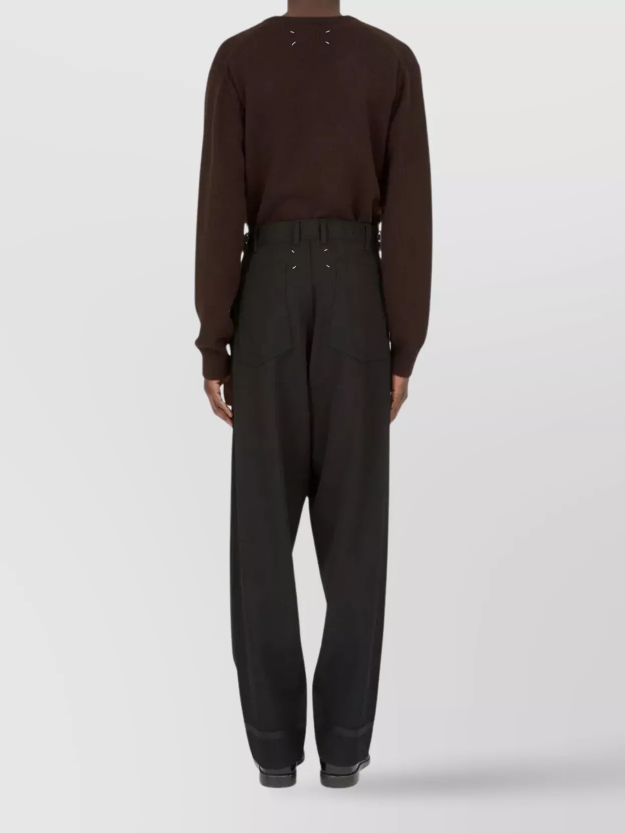 Maison Margiela Tailored High-Waisted Trousers Pockets