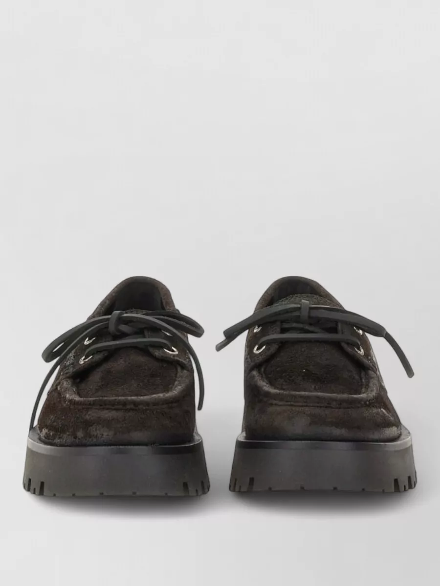 Alexander Wang leather boat loafers