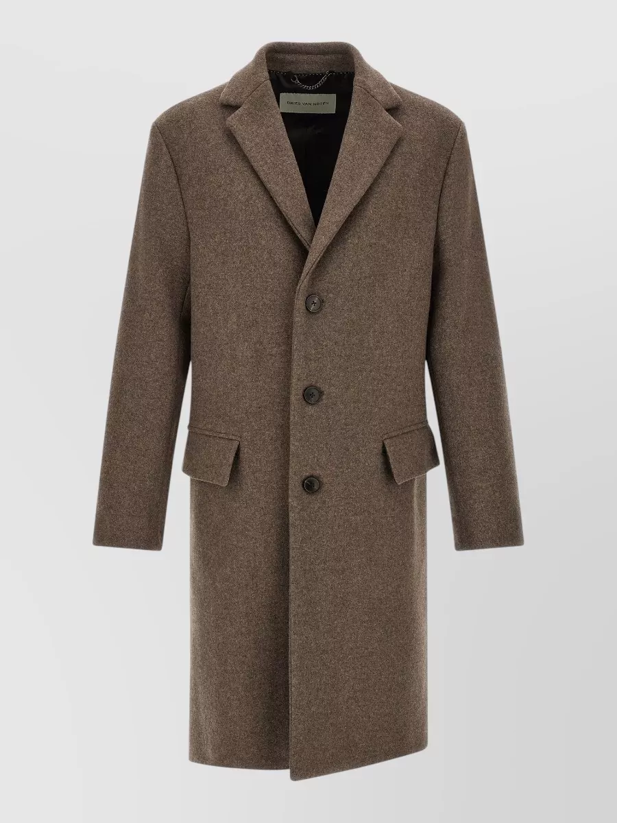 Dries Van Noten wool single-breasted coat