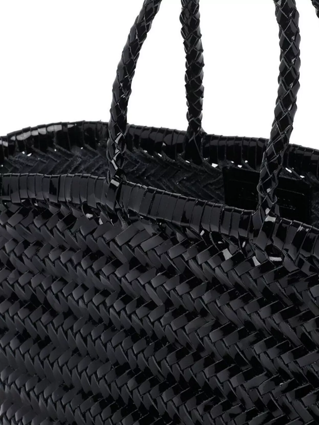 Dragon Diffusion Woven Effect Hand Bag With Two Handles