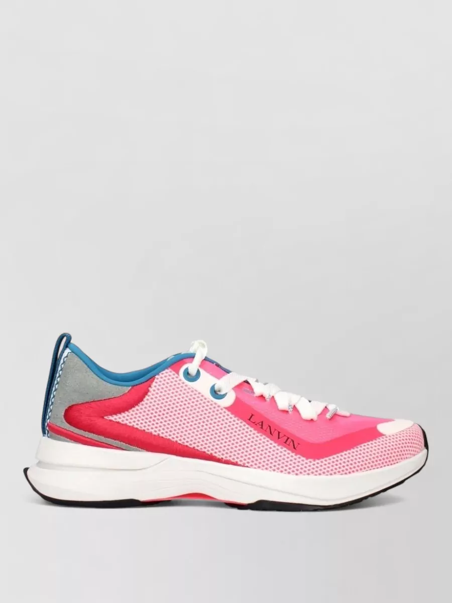 Lanvin Fabric Low-Top Sneakers