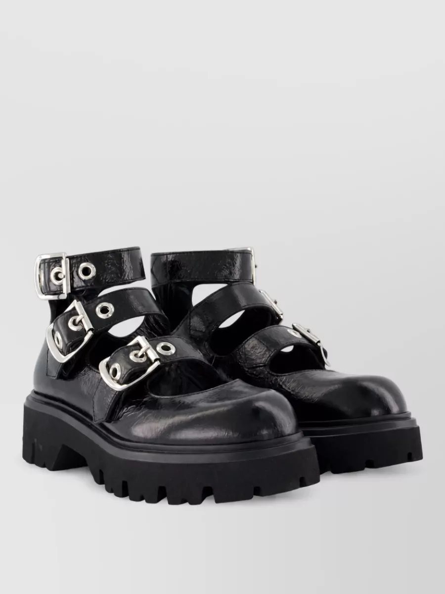 Vivienne Westwood embossed leather mules