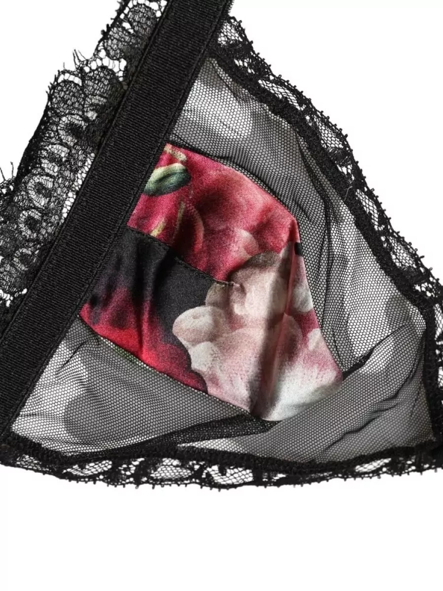 Dolce&Gabbana Silk Floral Soft Cup Triangle Bra