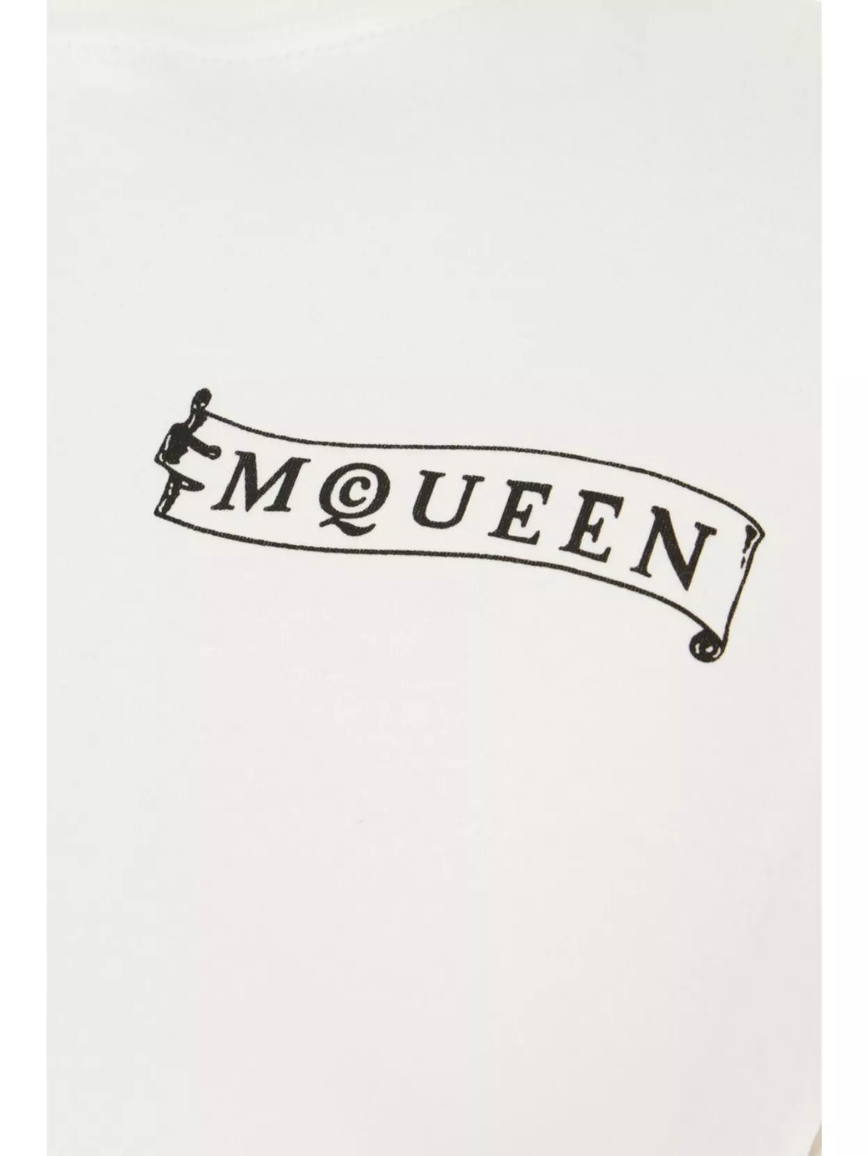 Alexander Mcqueen Timeless Crew Neck T-Shirt With Short Sleeves