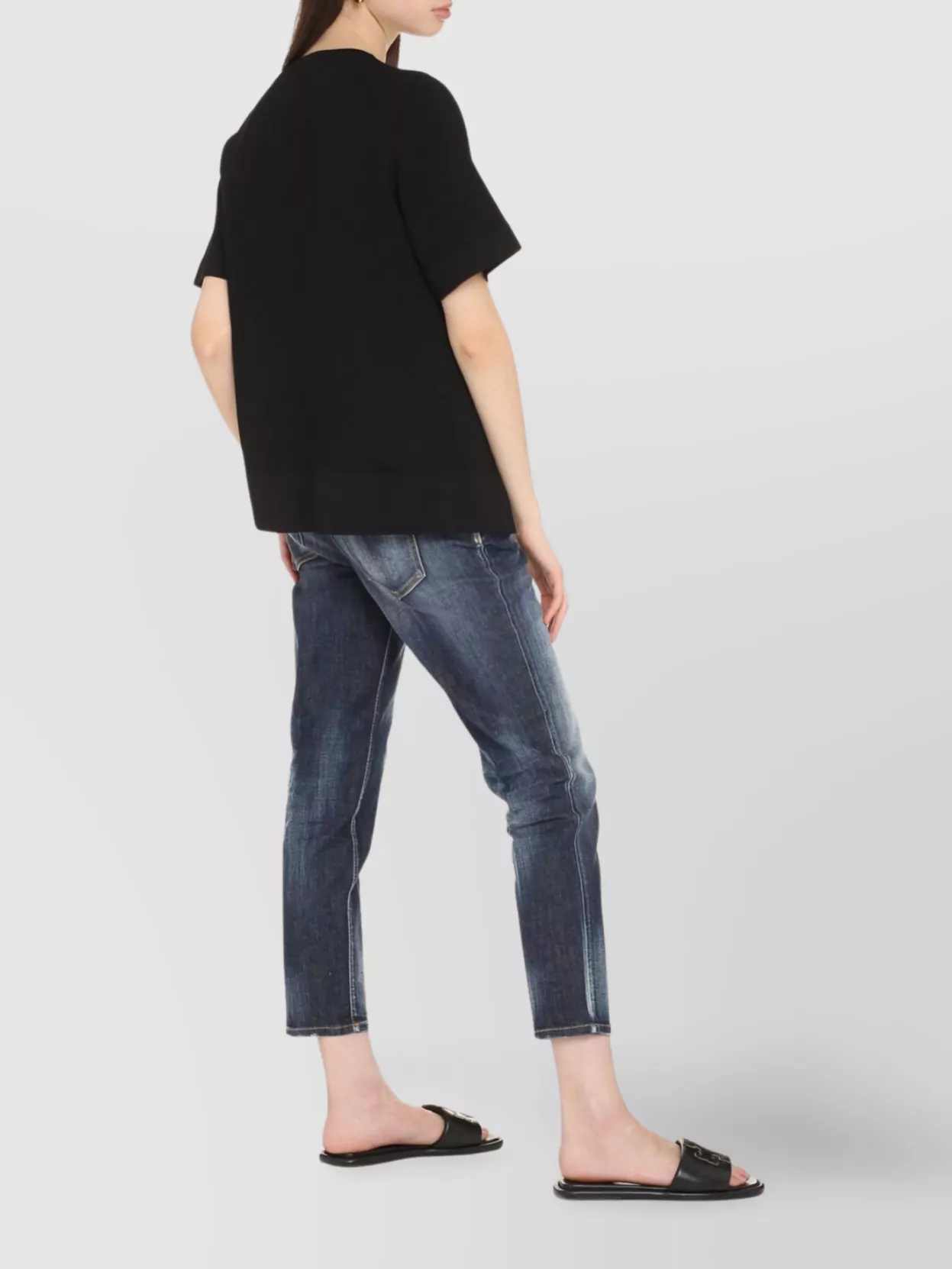 Stella Mccartney Strong Silhouette Short-sleeve Knitted Jumper