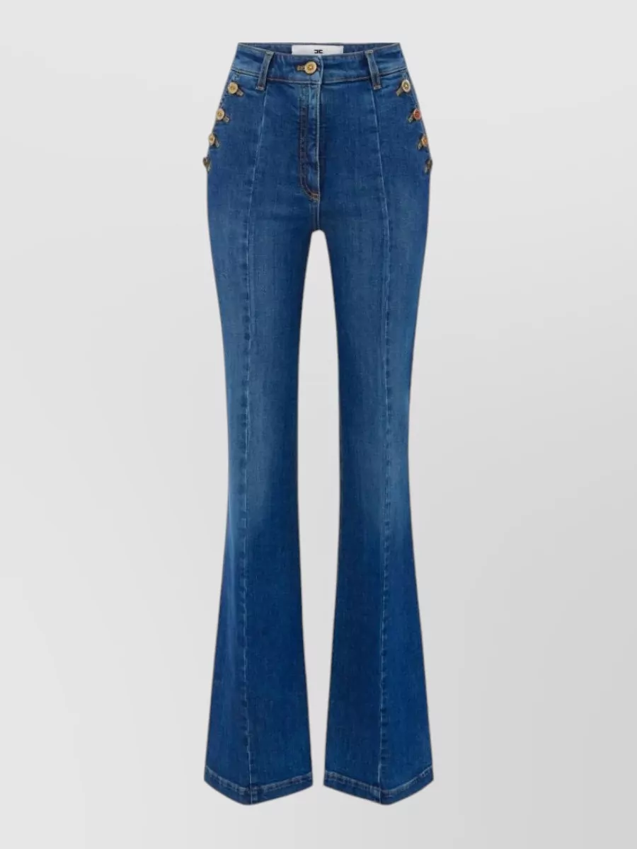 Elisabetta Franchi flared denim jeans