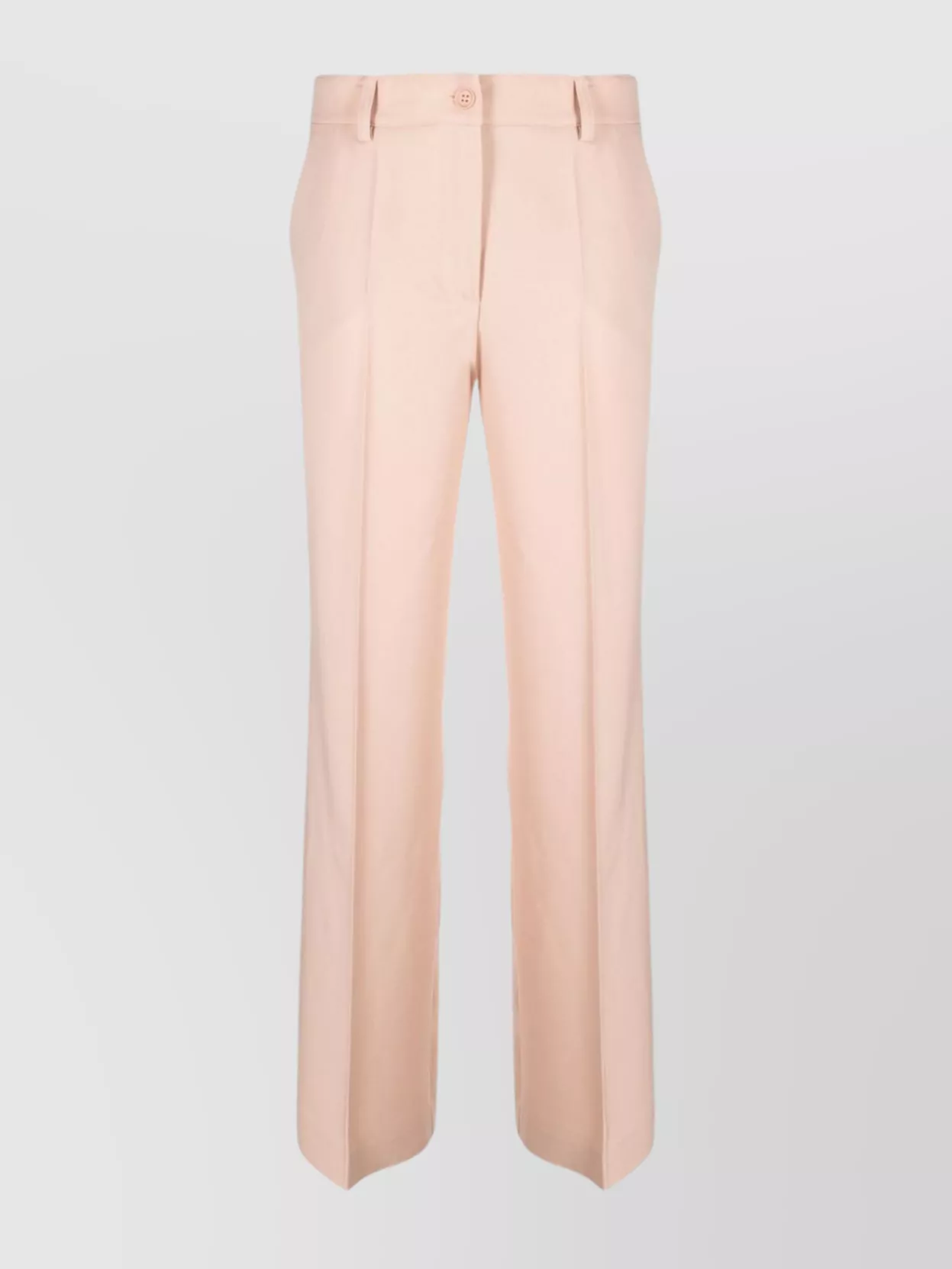 P.a.r.o.s.h Wide Leg Trousers With Pockets And Loops In Pink