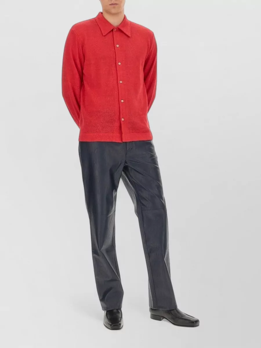 Séfr linen regular-fit shirt