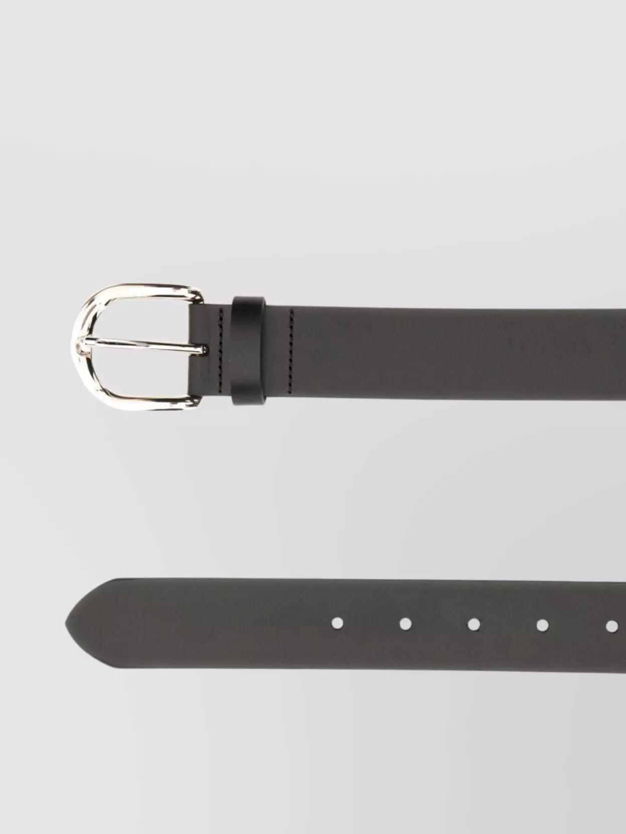 Isabel Marant Adjustable Metal Buckle Smooth Finish Belt